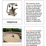 then and now — history nomenclature cards