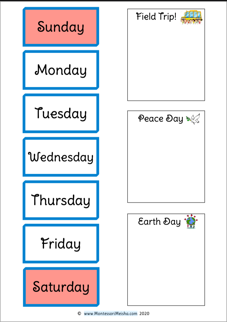 classroom calendar cards — tropical leaves theme classroom calendar cards — tropical leaves theme