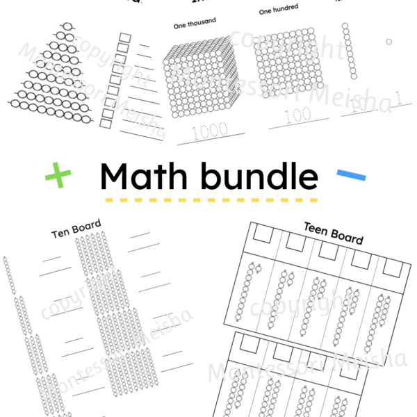 decimal system math worksheet bundle